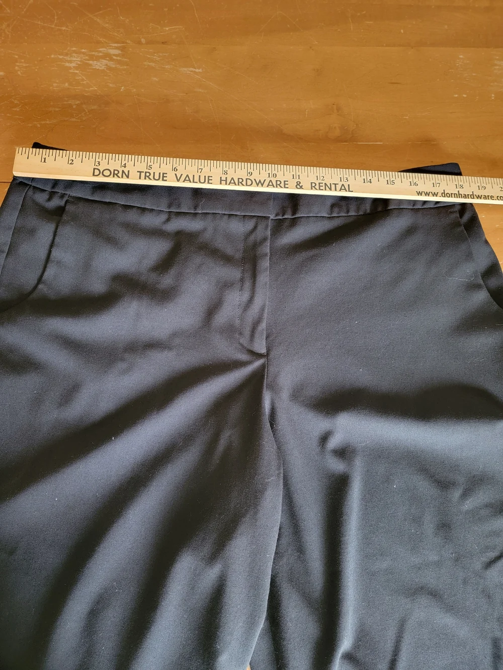 George Black Cropped Wide-Leg Capris Work Wear Size 16 - Picture 8 of 12